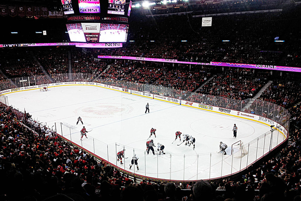 Full disclosure, this a Calgary Flames photo. They're an equally awesome Canadian NHL team though!