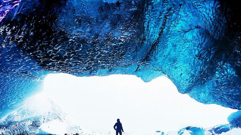 Ashlyn George Ice Caving Breidamerkurjokull Glacier
