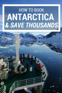 How to save thousands when booking a trip to Antarctica.