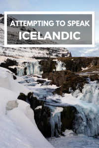 It's not an easy language to pronounce, but here's a comical attempt at trying to speak Icelandic.