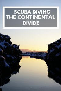 Diving between two continents at Silfra, Iceland.