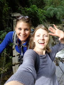 Mel and I on our adventurous tour of Valle de Cocora. We took about 4 hours longer than most people but it was because we were having way too much fun.