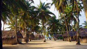 Volleyball on Tubasenika Island