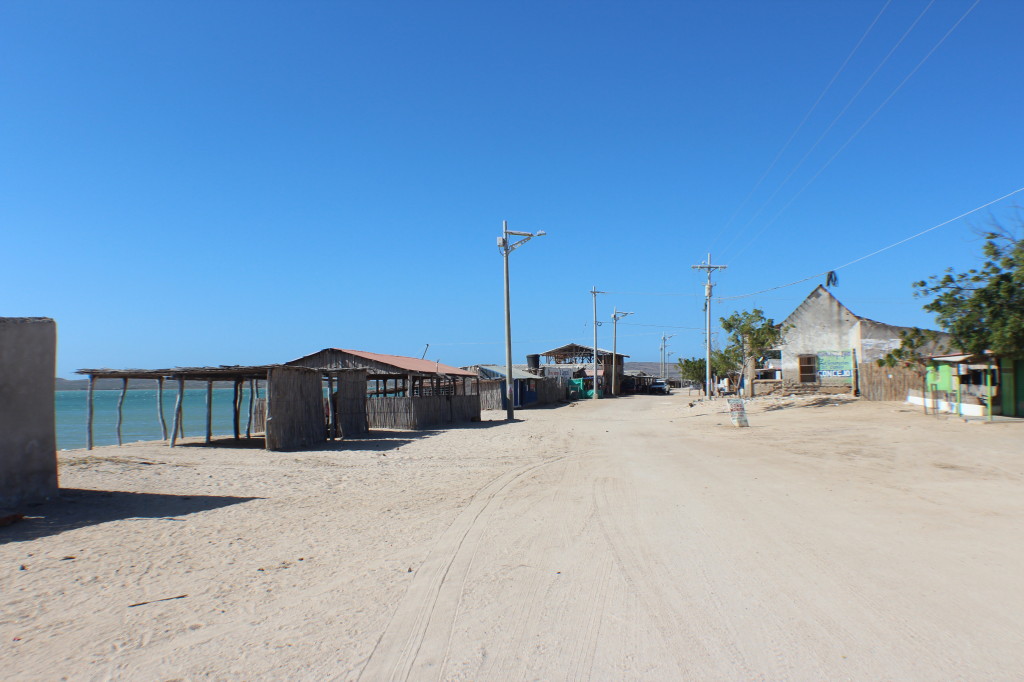 The street of Cabo de la Vela. Not much here.