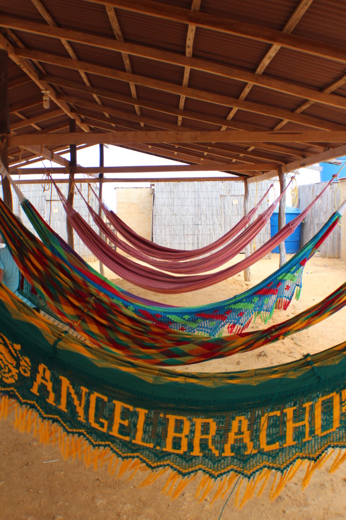 Our accommodation for the night at one Wayuu families home.