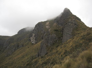 It doesn't look very high up in this photo, but Rucu Pichincha stands an amazing 4696m above sea level.