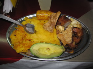 A popular Ecuadorian dish of pork, often paired with potatoes, plantains and beans or avocado. So incredibly delicious!