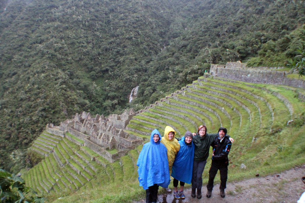 The five of us who decided to partake in the ceremony the night before we arrived at Machu Picchu.
