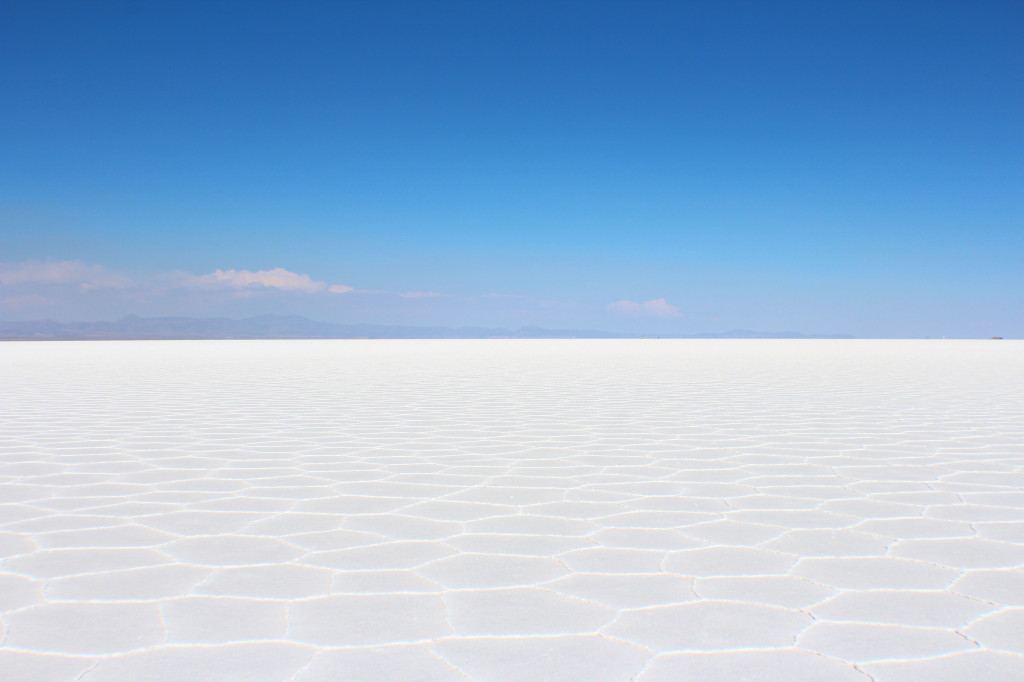 A view of 12,000 square kilometers of nothing but amazing-looking salt flats