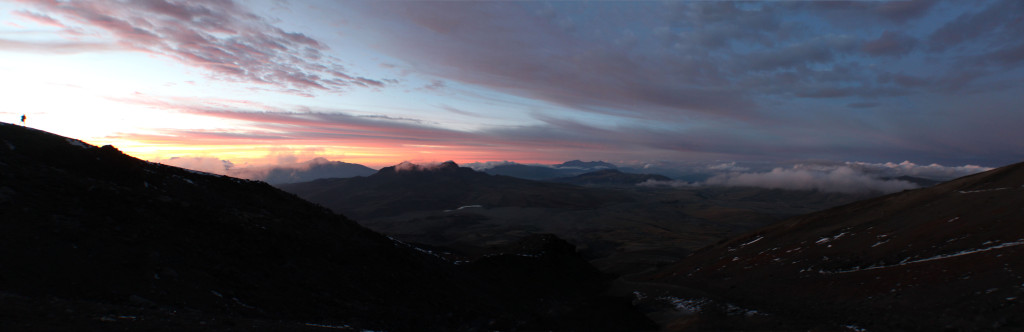 Sunset from the Refugio