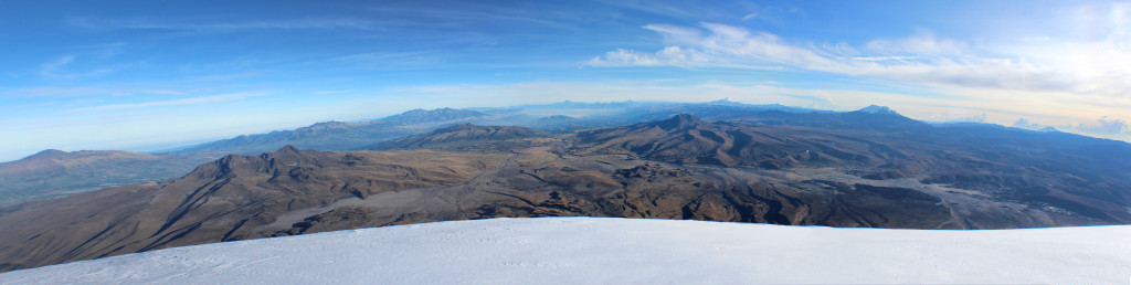 Hike down Cotopaxi