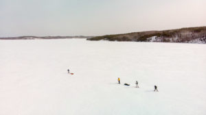 Cross Country Skiing to Nistowiak Falls
