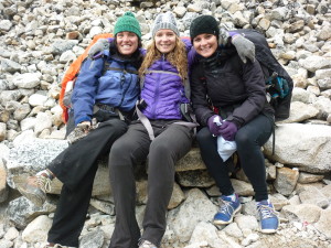 The three of us, all successfully reunited and continuing our journey through Bolivia together.