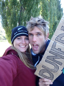 Stu and I hitchhiked together across most of New Zealand.