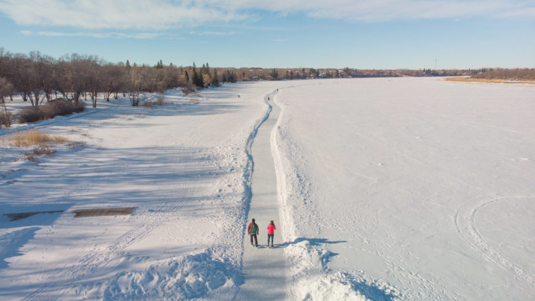 Outdoor Skating in Saskatchewan