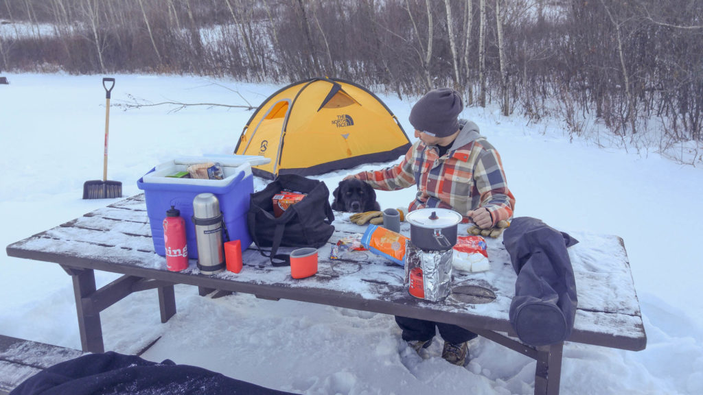 Winter Camping in Saskatchewan