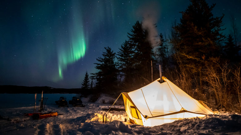 Winter Camping in Saskatchewan