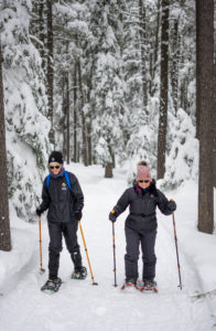 Snowshoeing in Cypress Hills