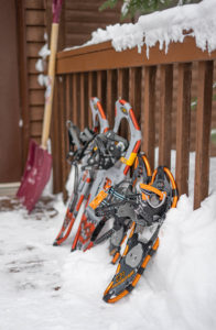 Snowshoeing in Cypress Hills